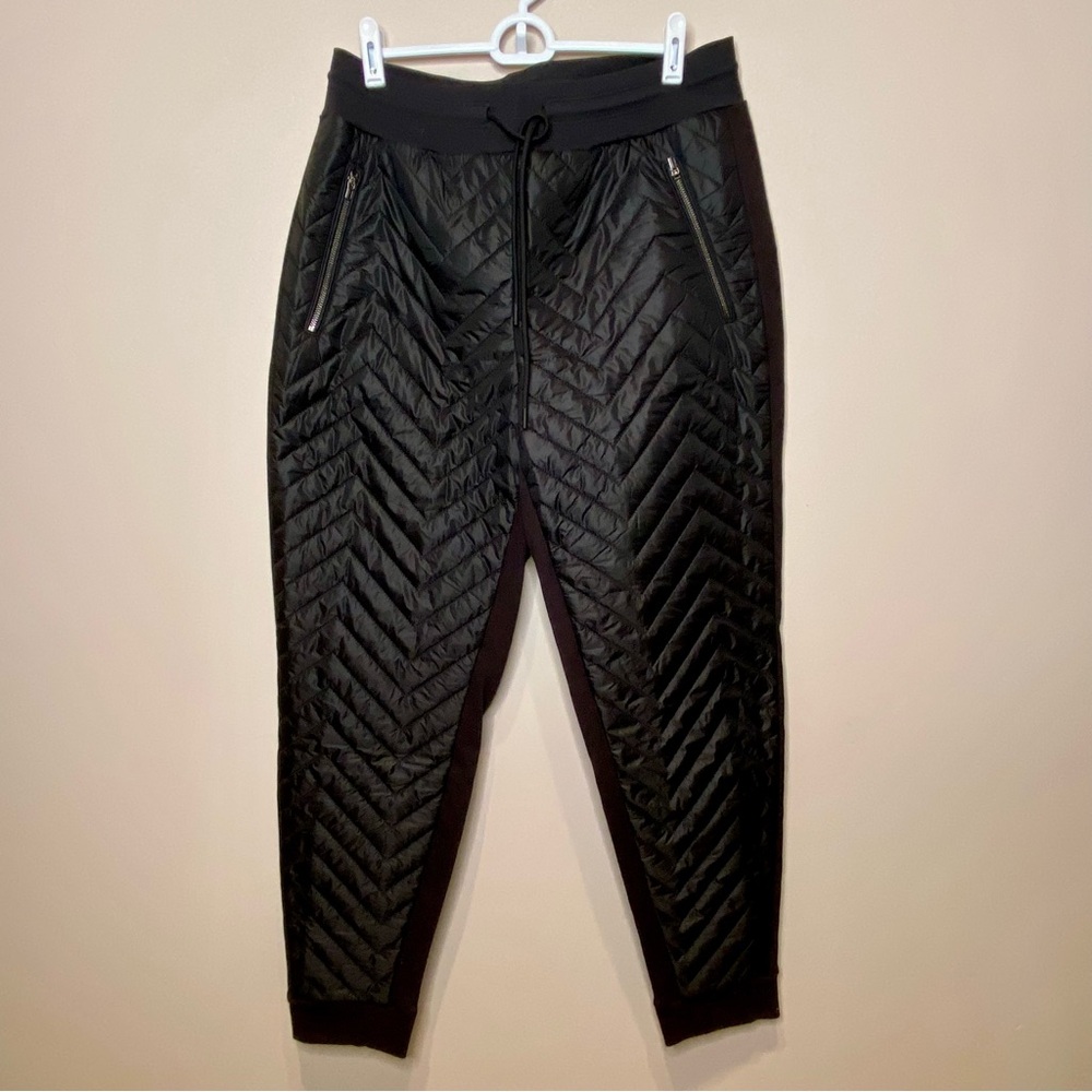 Athleta Women's Solstice Quilted Joggers, Black Size 10